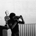 Andrei Tarkovsky on the set of Voyage in Time